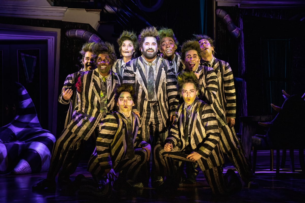 Beetlejuice - Alex Brightman and the cast of Beetlejuice